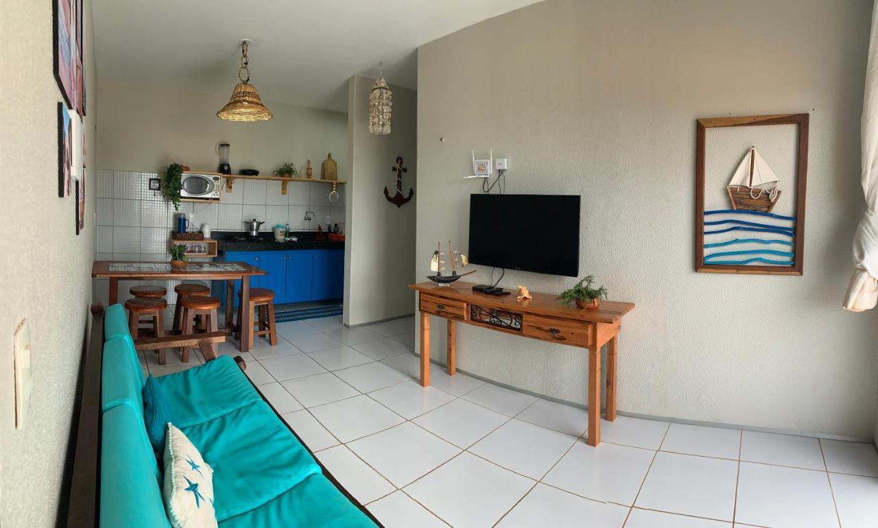 Lindo Flat Na Paradisiaca Praia Da 泰巴 外观 照片