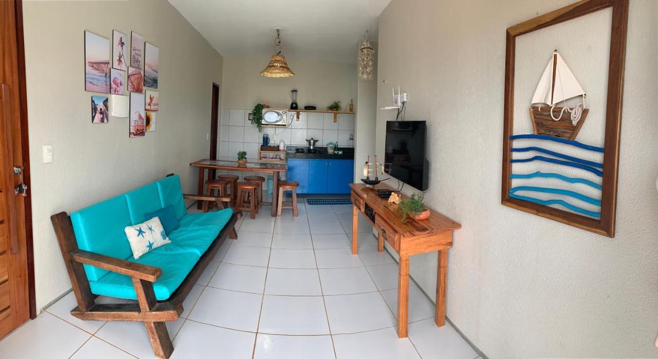 Lindo Flat Na Paradisiaca Praia Da 泰巴 外观 照片