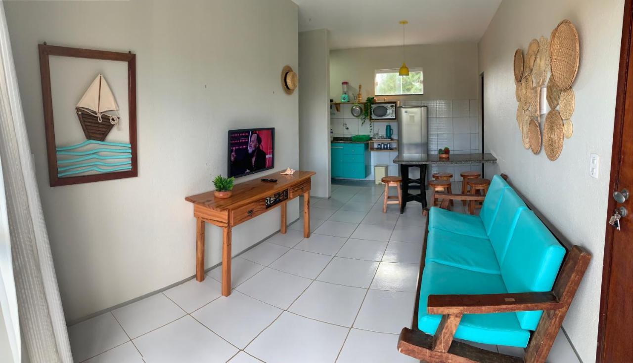 Lindo Flat Na Paradisiaca Praia Da 泰巴 外观 照片