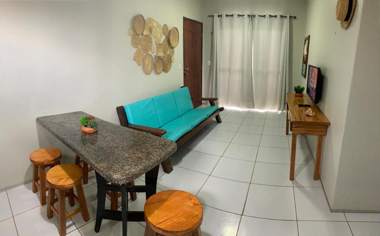 Lindo Flat Na Paradisiaca Praia Da 泰巴 外观 照片