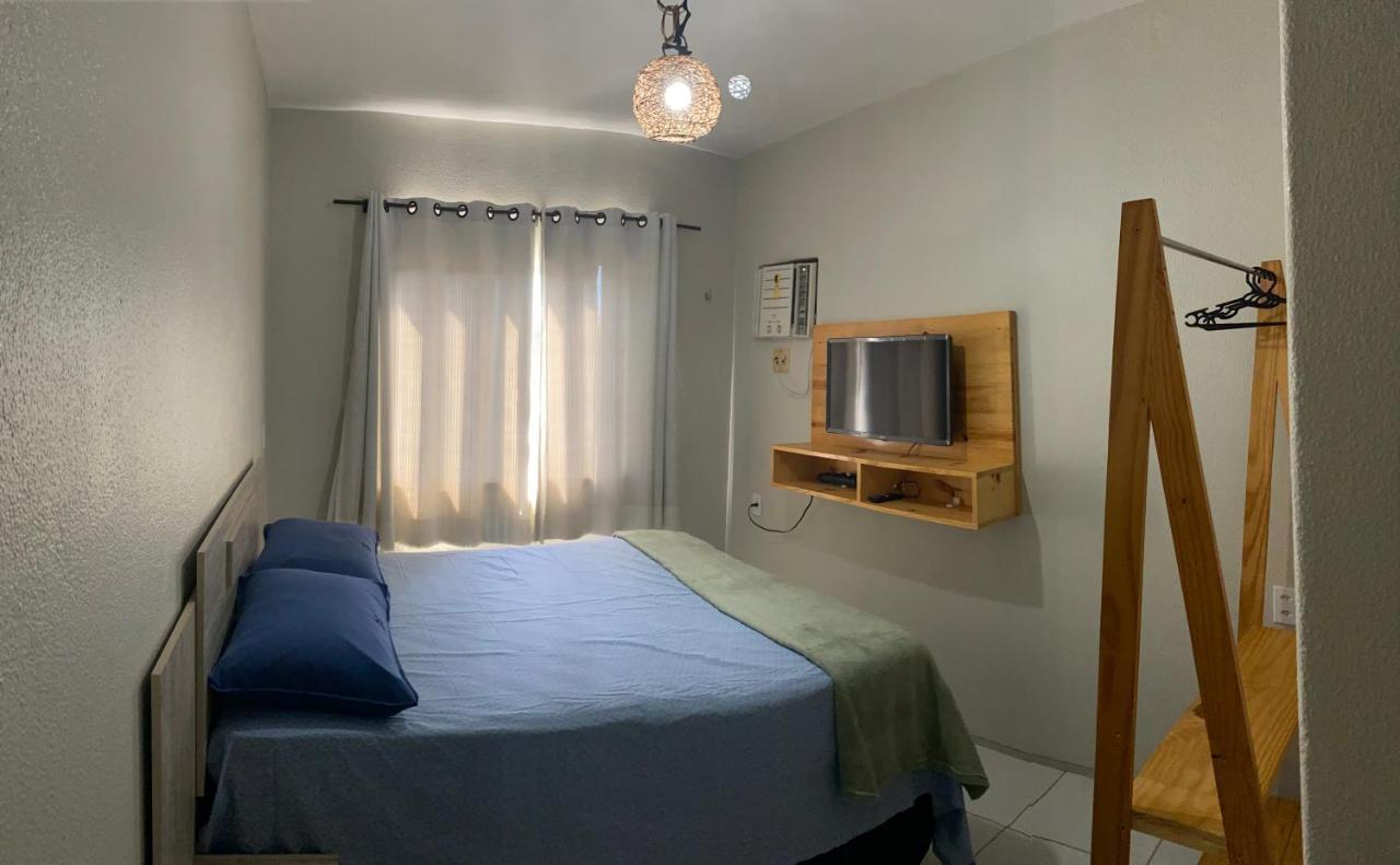 Lindo Flat Na Paradisiaca Praia Da 泰巴 外观 照片