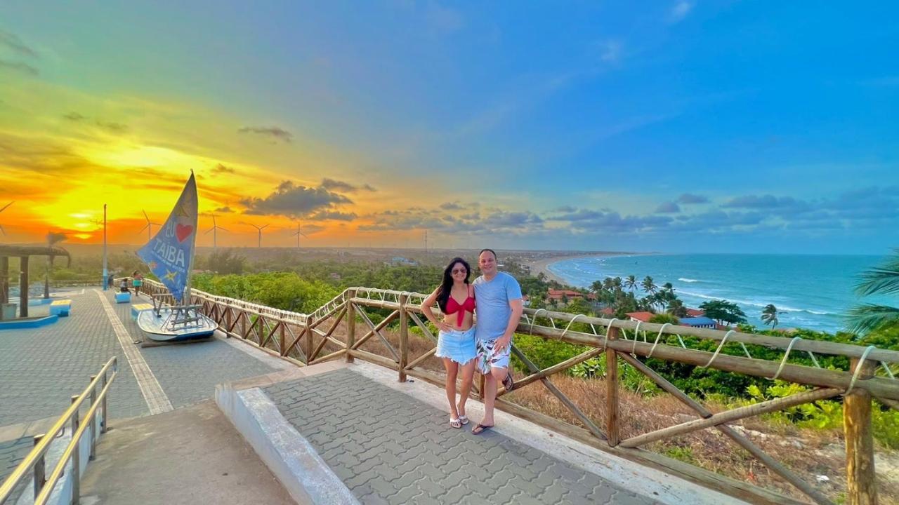 Lindo Flat Na Paradisiaca Praia Da 泰巴 外观 照片